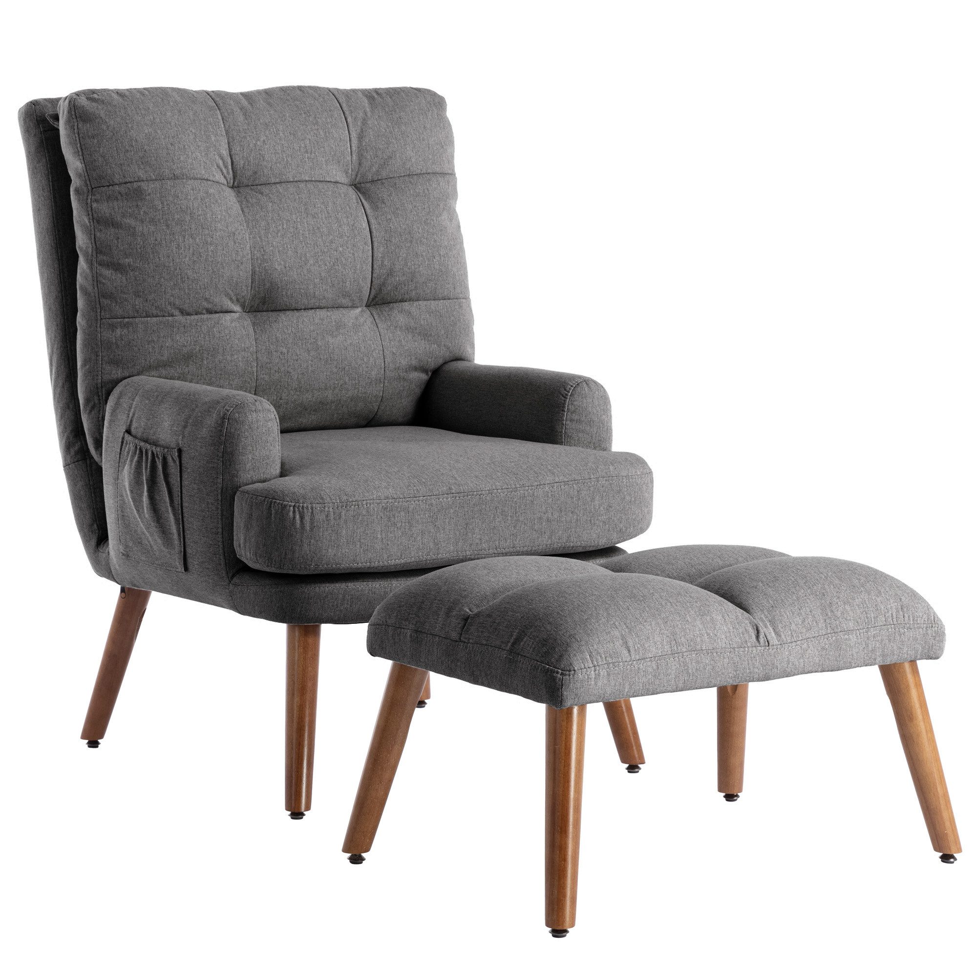 KLAM HOME Relaxsessel Moderner Loungesessel mit günstig online kaufen