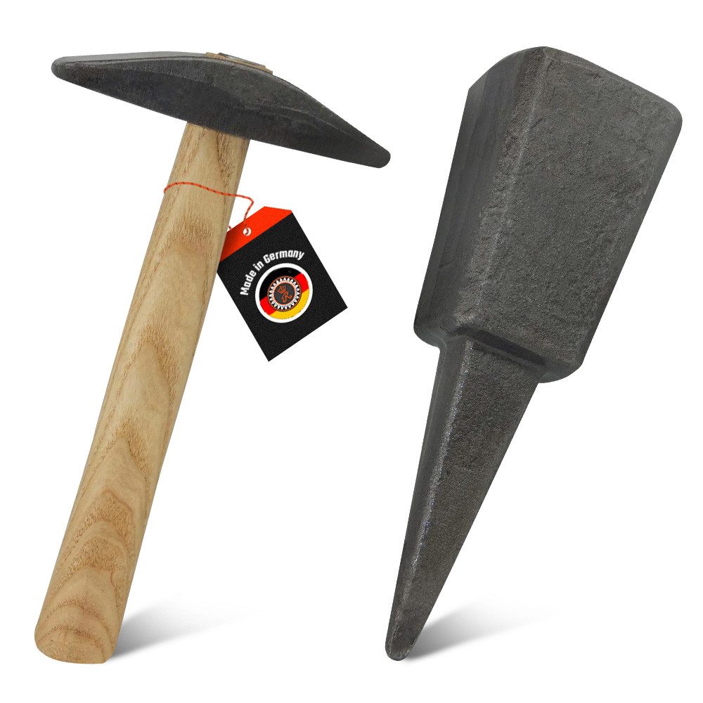 SHW Sense Set Dengelamboss + Dengelhammer, Perfekt für präzises Sensenschärfen