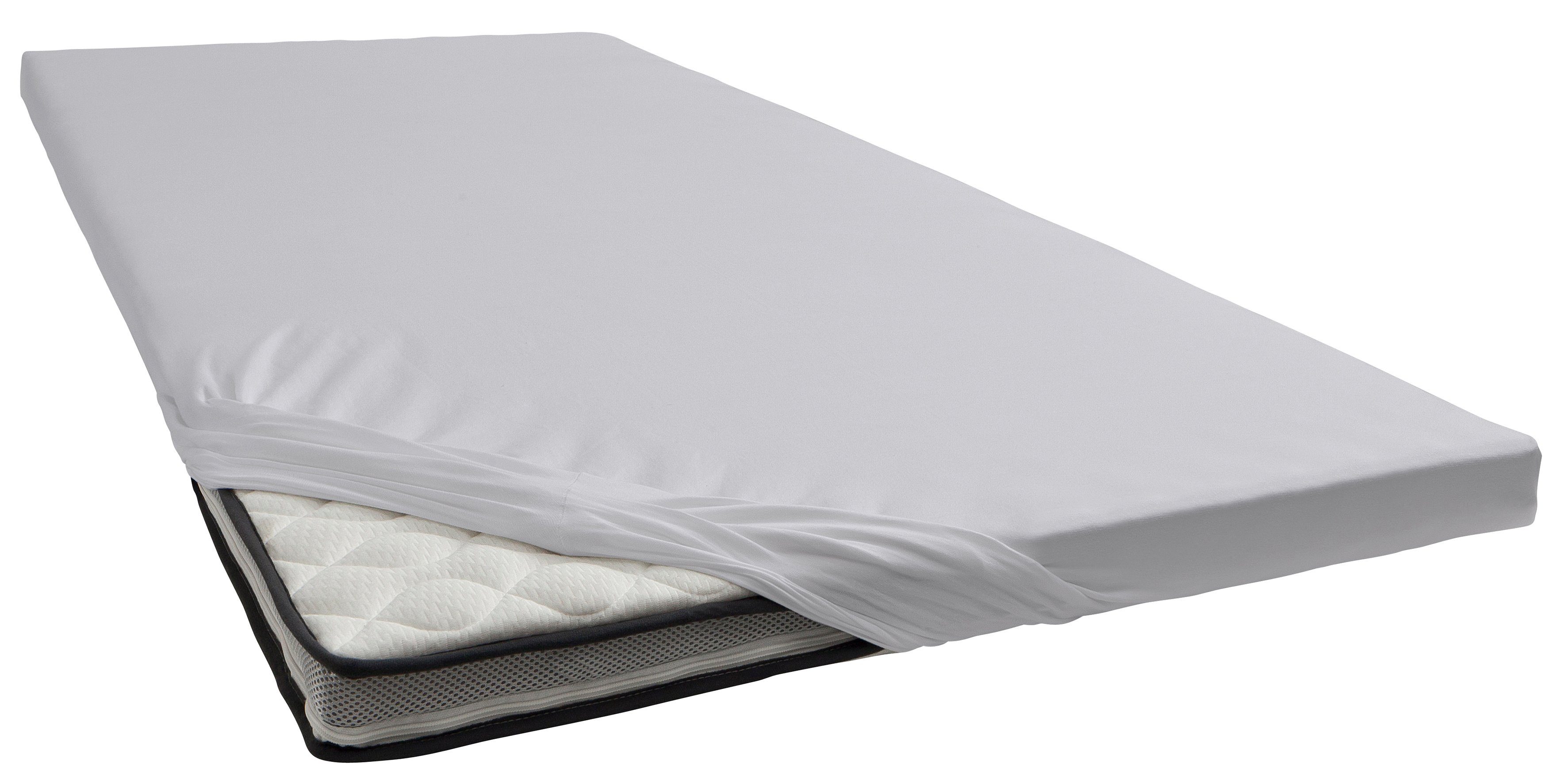 bellana Натяжные простыни Jersey-Elasthan deluxe in Gr. 90x200, 140x200 oder 180x200, für Topper, Jersey-Elasthan, Gummizug: rundum, (1 Stück), aus Baumwolle, für Matratzen bis 10 cm Höhe, Bettlaken, Spannbetttuch