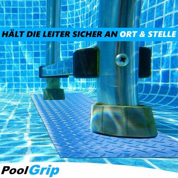 MAVURA Anti-Rutsch-Pad PoolGrip Schwimmleitermatte Pool Schutzmatte Leitermatte, Stufenmatte Trittmatte Leiter Matte Pool Bodenmatte