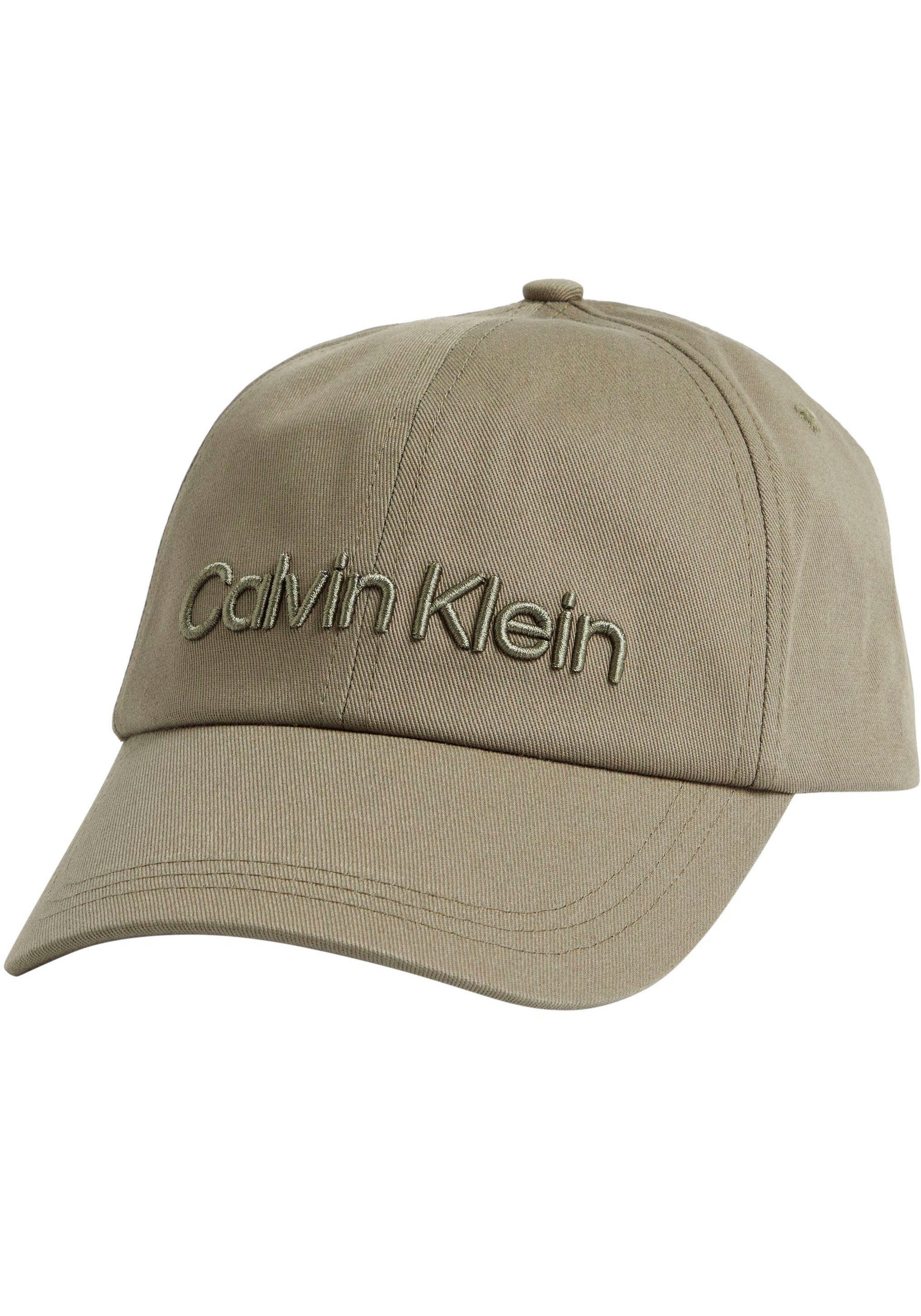Calvin Klein Baseball Cap CALVIN Green EMBROIDERY Klemmverschluss Delta BB mit CAP