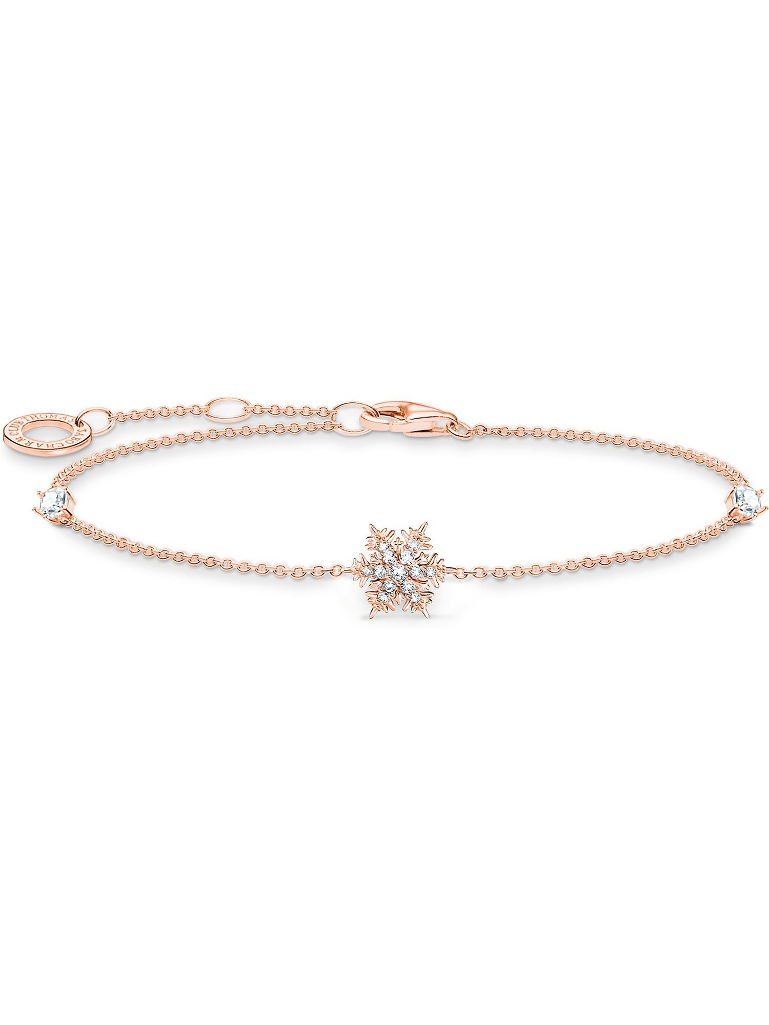 Silberarmband Thomas Sabo Damen-Armband 925er Silber Zirkonia