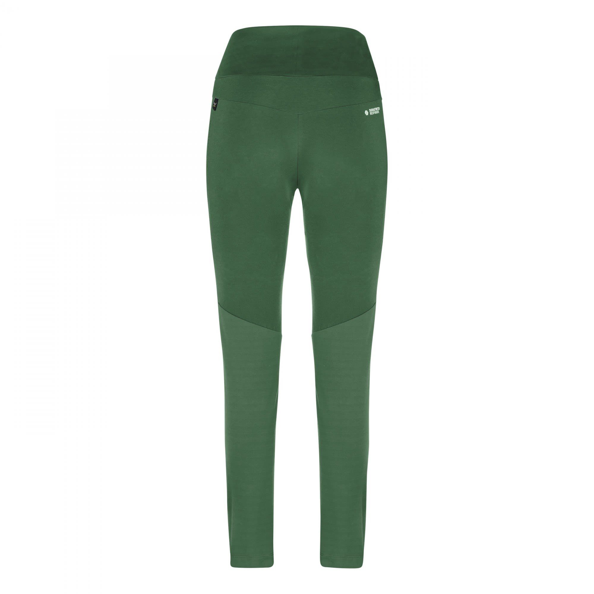 Raw Salewa Dry Tights Responsive Damen Cargo Leggings Green Salewa Puez W