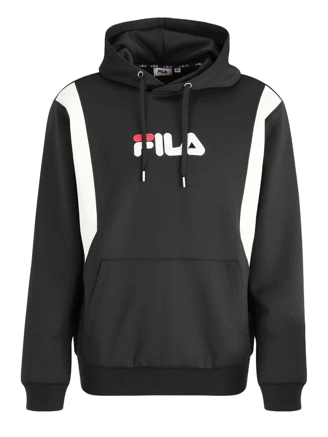 Fila Kapuzensweatshirt Regular Fit Logo Hoodie - BOGNO Schwarz