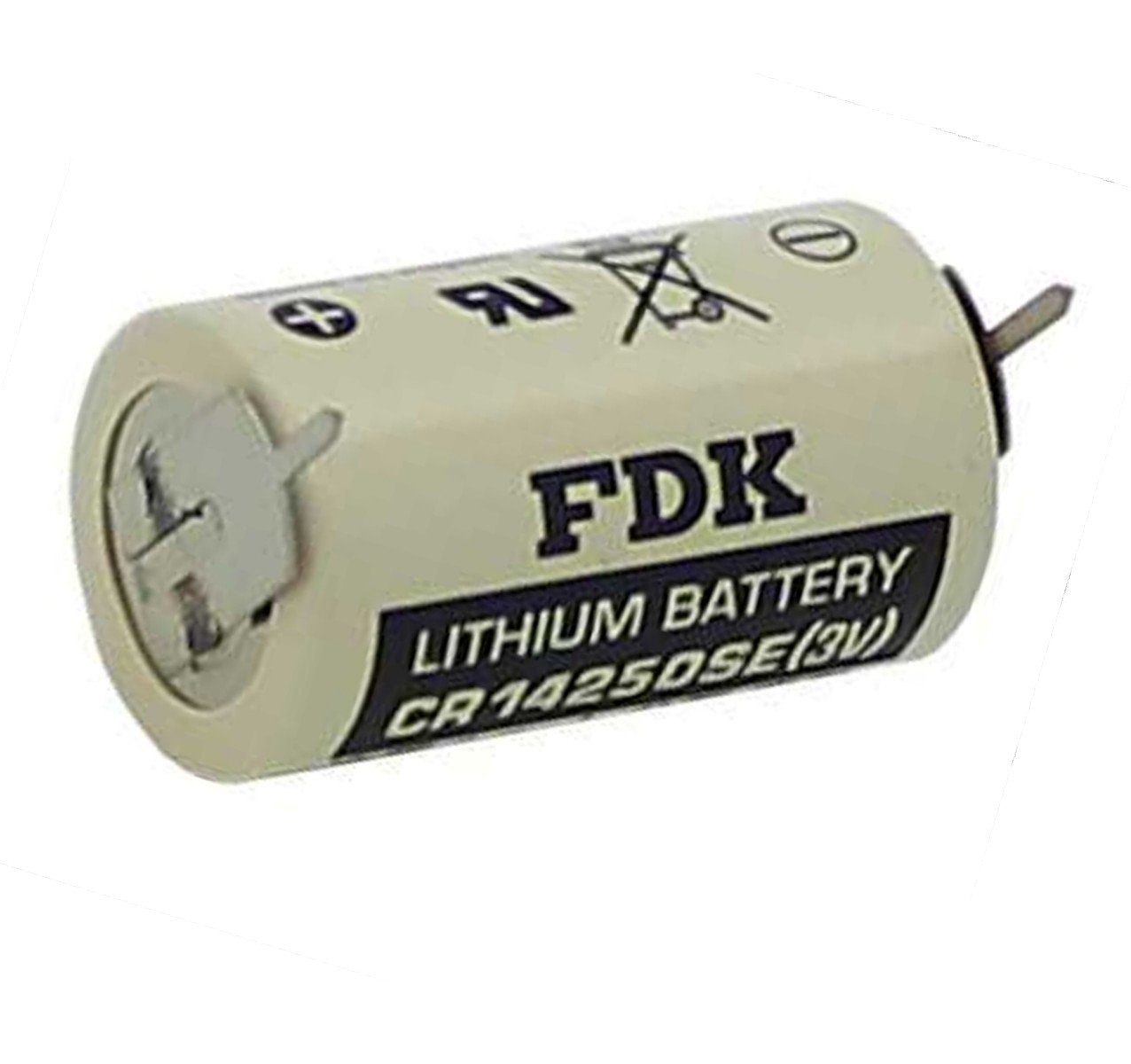 HKM Akkutechnik Bohrfutter 1/2AA CR14250SE / Print Pin FDK 1 +/- Li-Ion 3V 