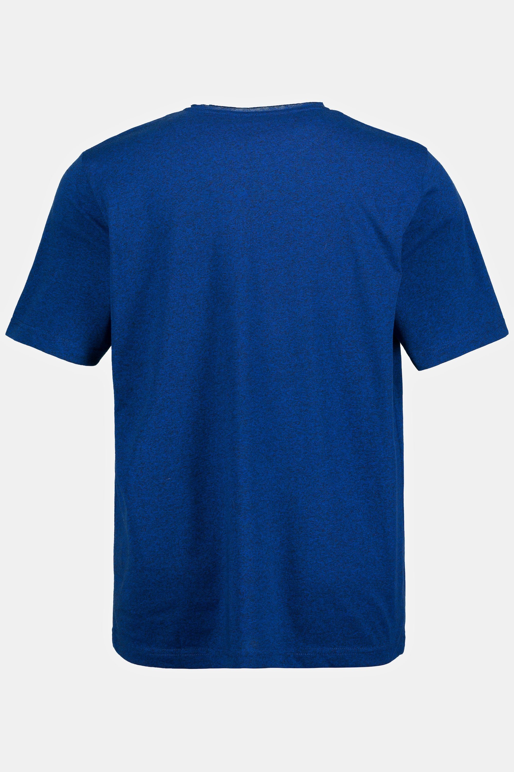 T-Shirt T-Shirt Halbarm V-Ausschnitt clematisblau JP1880