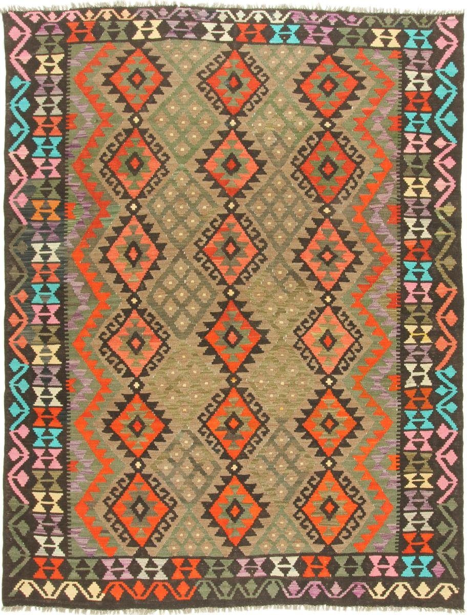 Orientteppich Kelim Afghan Heritage 190x252 Handgewebter Moderner Orientteppich, Nain Trading, rechteckig, Höhe: 3 mm