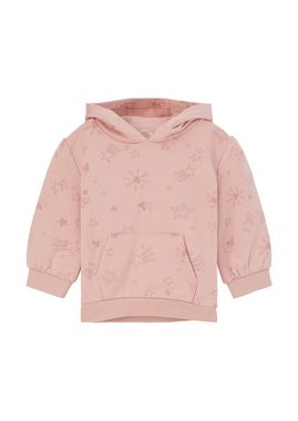 s.Oliver Sweatshirt Hoodie mit Allover-Print