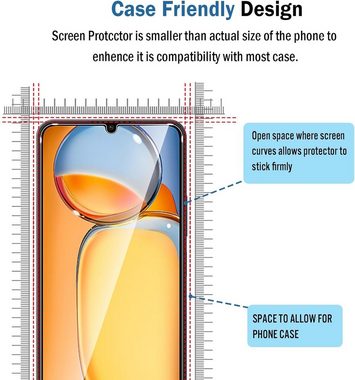 MSM 2X Schutzglas (Display + Kamera) für Xiaomi Redmi 13C Panzerfolie, Displayschutzglas