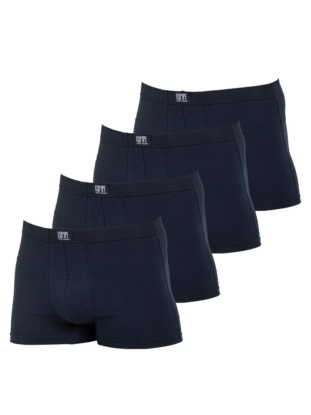 KUMPF Retro Pants 4er Sparpack Herren Pants Bio Cotton (Spar-Set, 4-St) hohe Markenqualität navy navy
