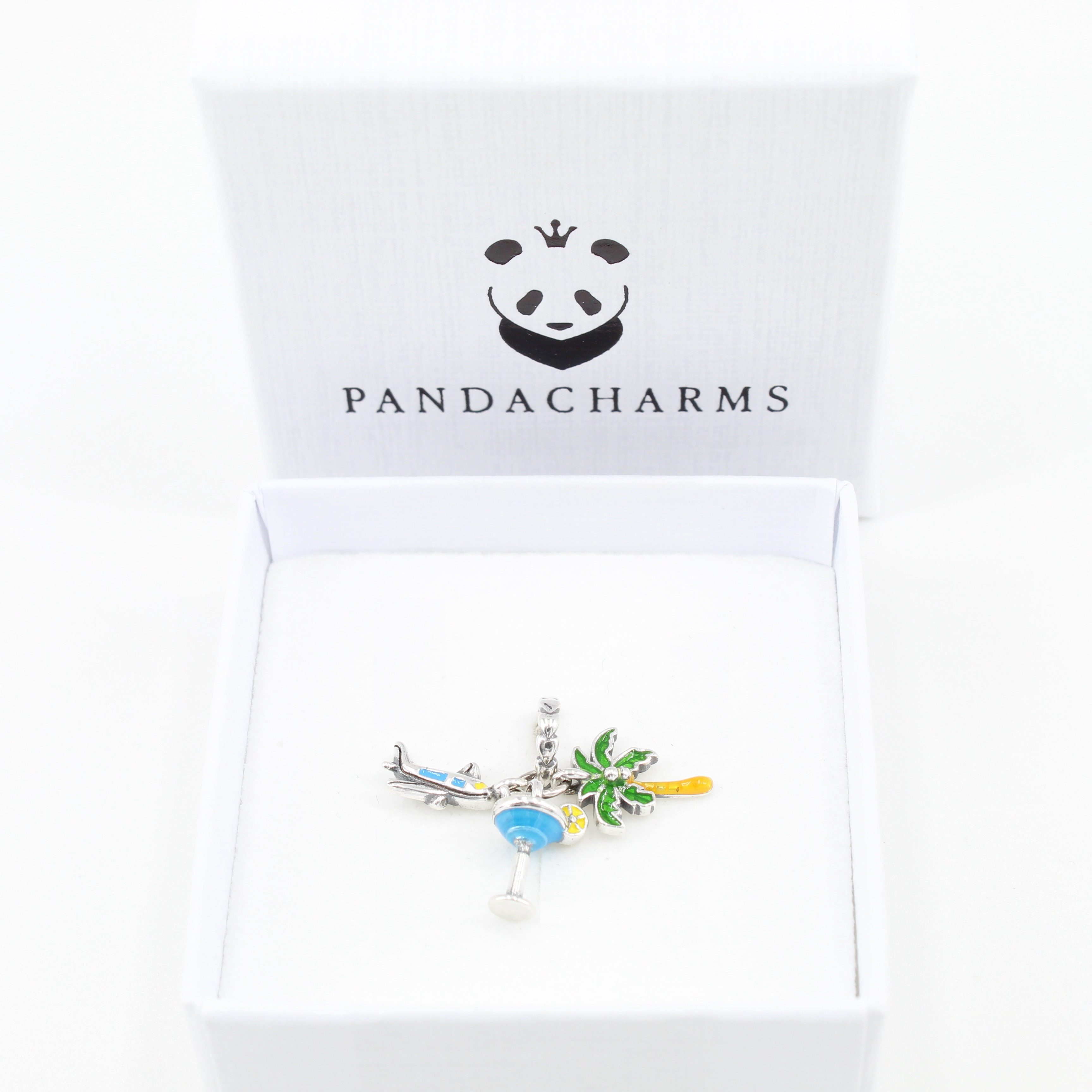 PANDACHARMS Bead Beachclub Charm Anhänger, 925er Sterling Silber – Bild 2 von 3