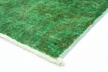 Wollteppich Ziegler Teppich handgeknüpft grün, morgenland, rechteckig, Höhe: 7 mm