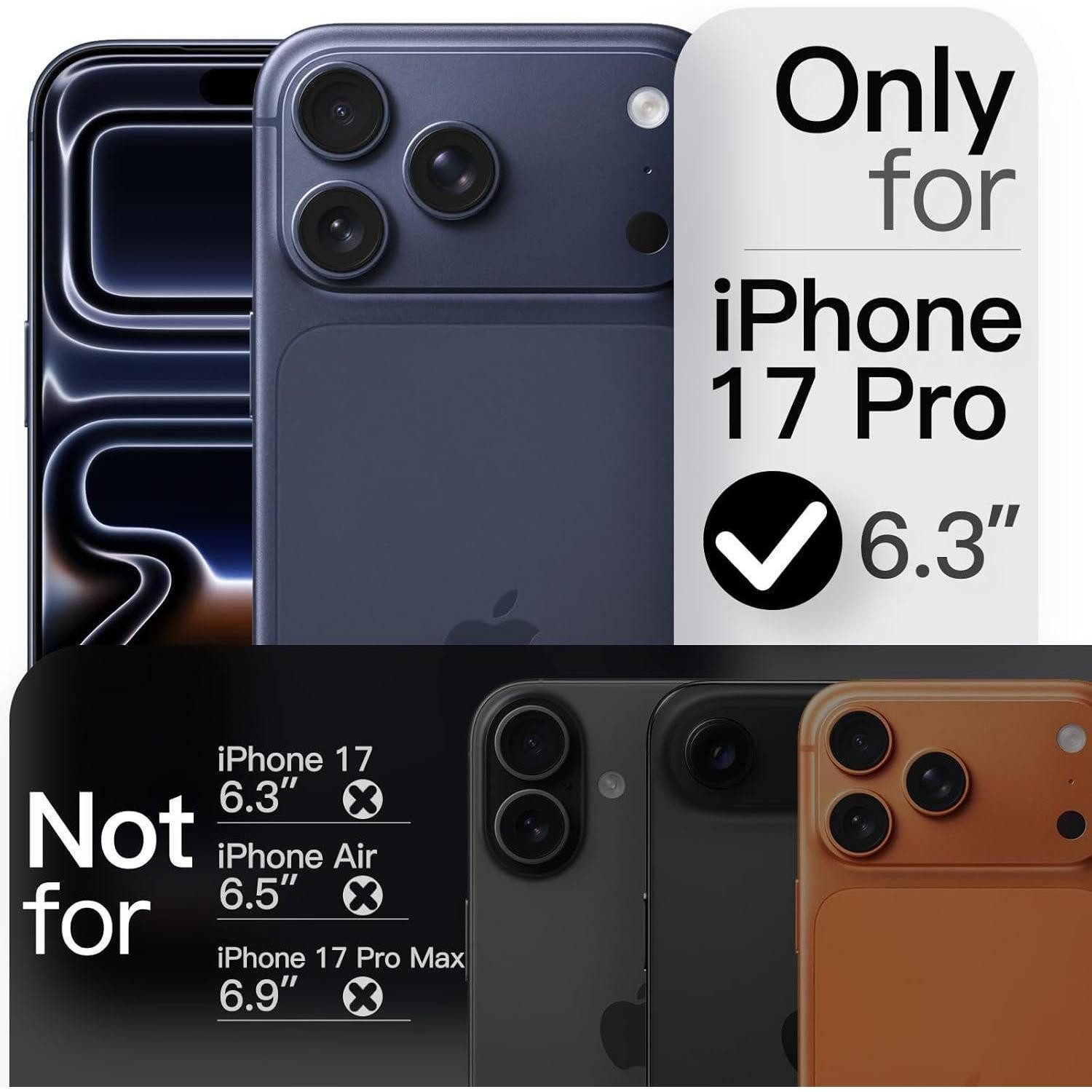 LuxusKollektion Handyhülle Handyhülle iPhone 17 Pro dünn Kameraschutz matt Schwarz – Bild 2 von 5