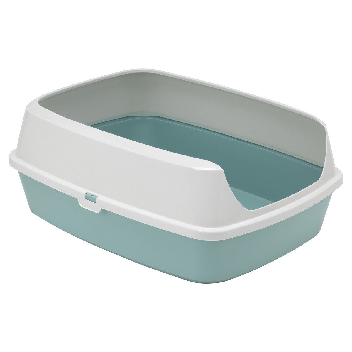 Katzentoilette Offene Katzentoilette Maryloo Rim recycelt petrolblau