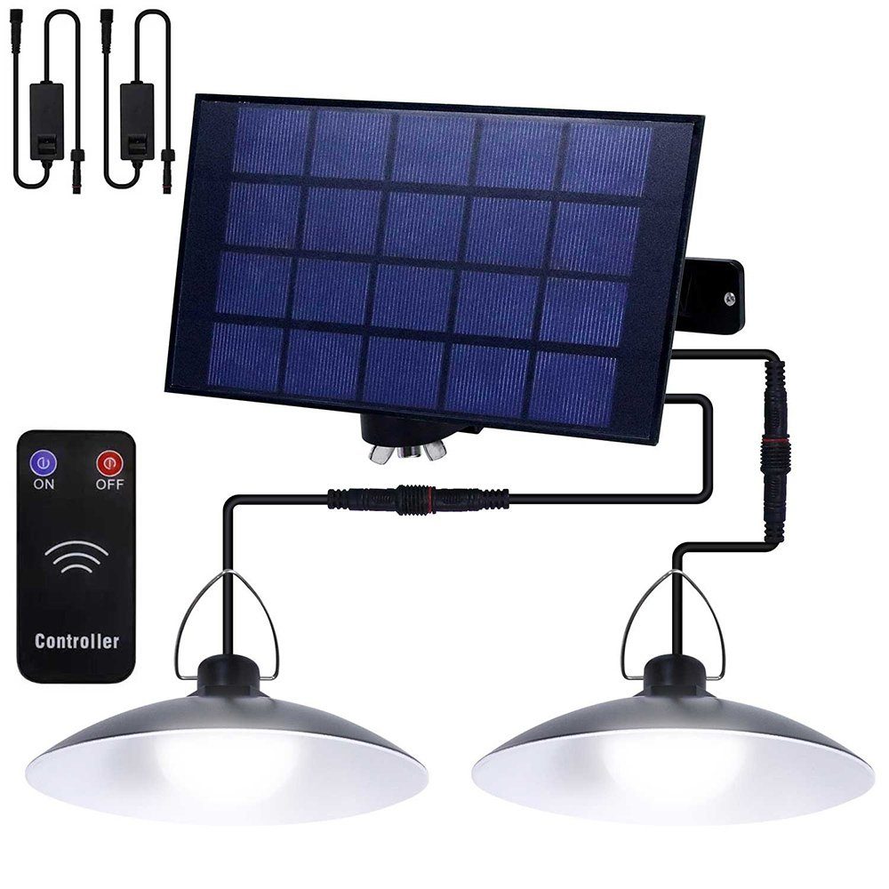 Sunicol LED Pendelleuchte 2 Kopf Außen günstig online kaufen