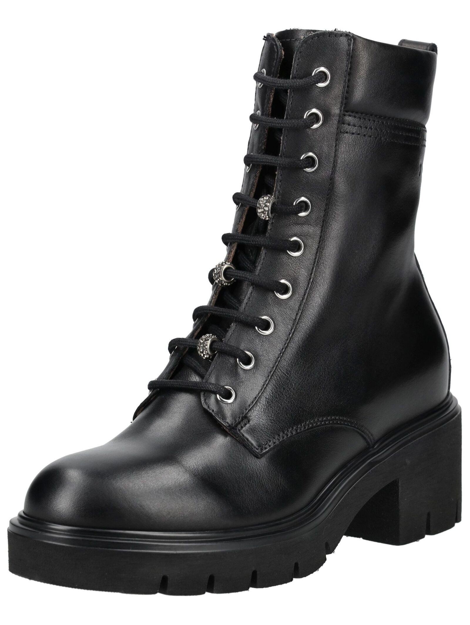 Nero Giardini Stiefelette Leder/Textil Schnürstiefelette
