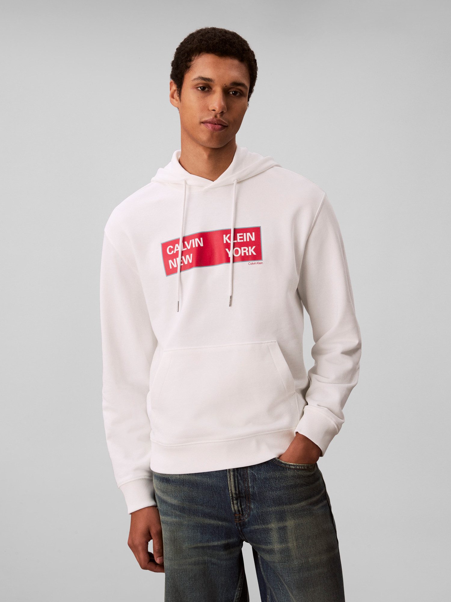 Calvin Klein Jeans Kapuzensweatshirt LS EU 350TERRY CKNY BOX GRAPHIC Mit Ru günstig online kaufen