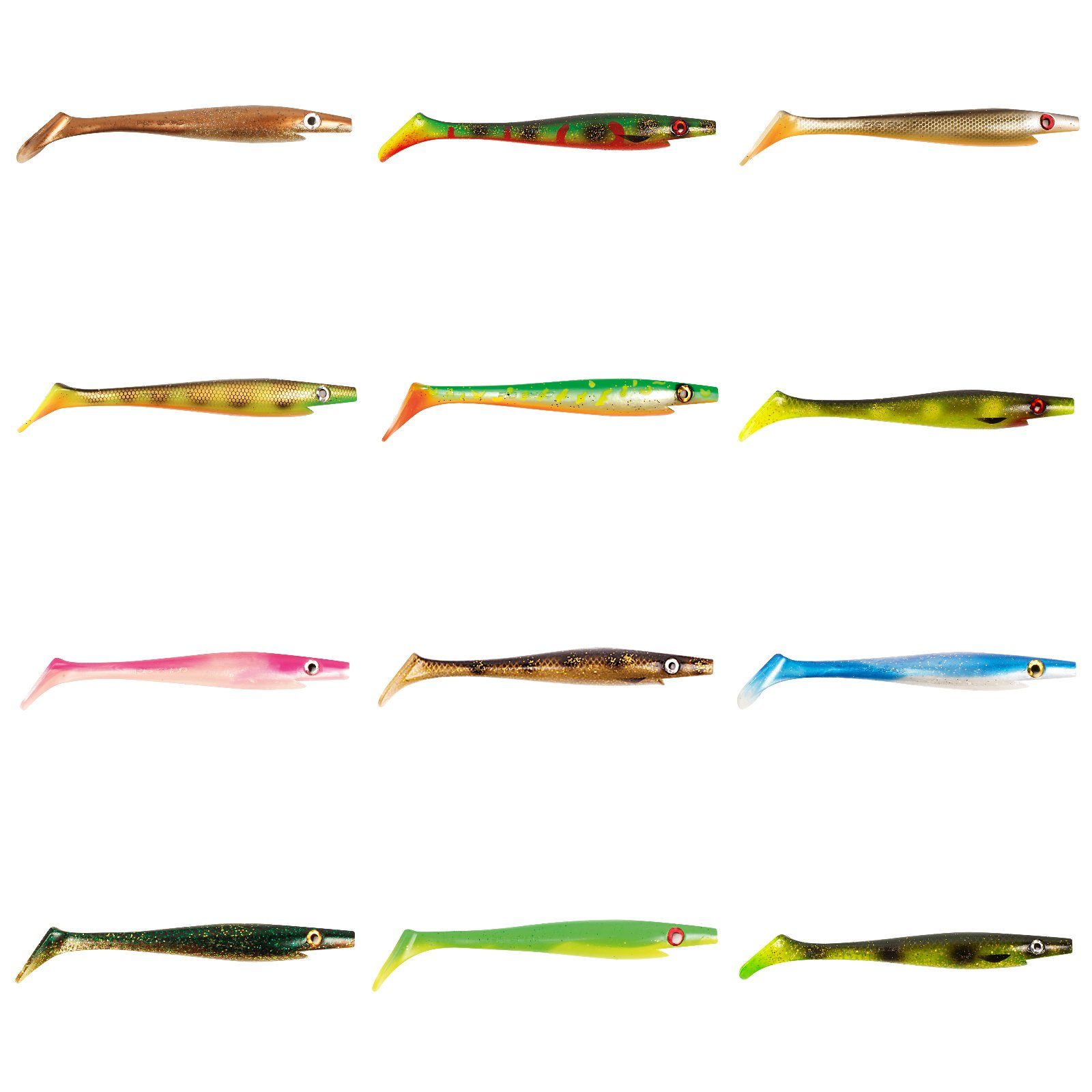 Perch 90g Pro Belly Kunstköder, 23cm C039 Shad Pro Pig 172A Strike Orange Strike