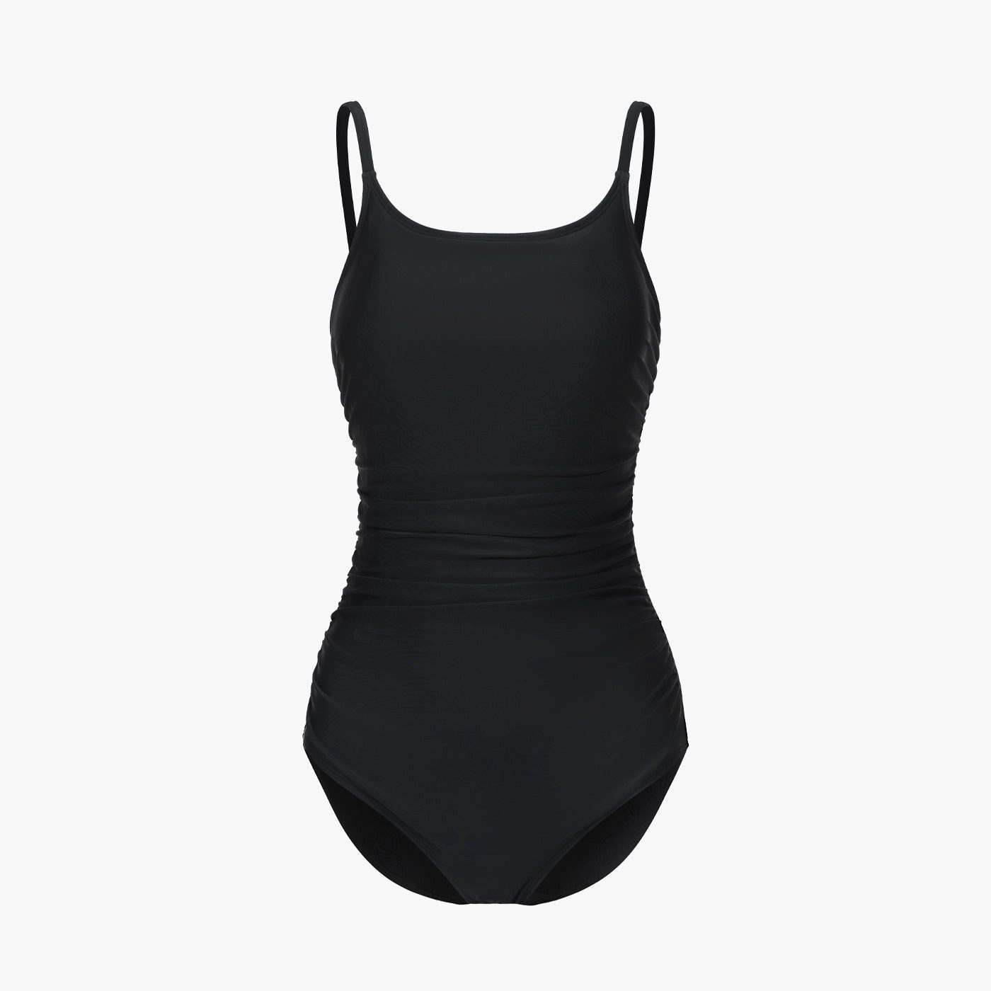 Creamy Fabrics Badeanzug Shaping - Badeanzug mit Raffung-Schwarz-XL günstig online kaufen