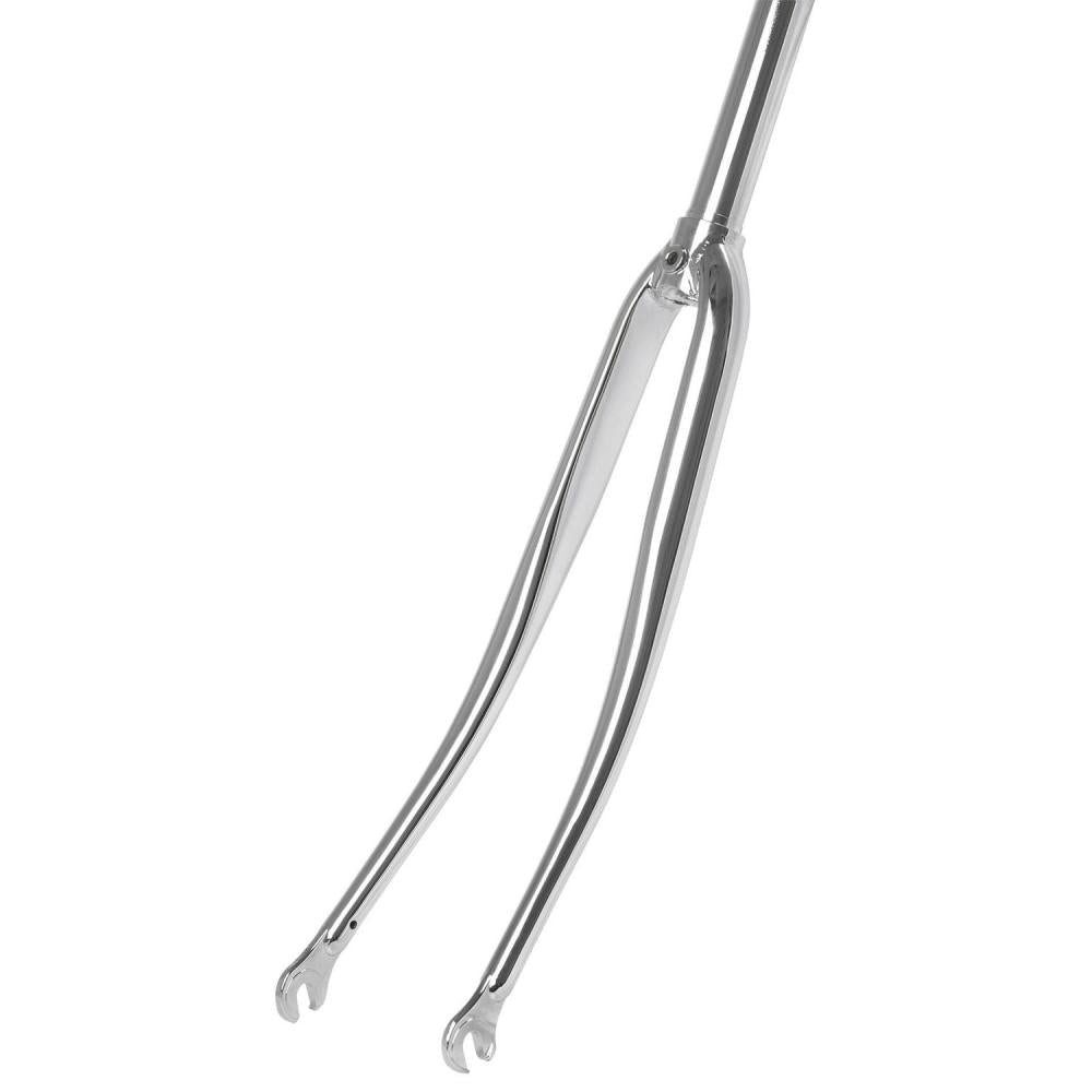 Messingschlager Federgabel Messingschlager Rennradgabel 28" CrMo verchromt, 1" Gewinde, 240mm Sch