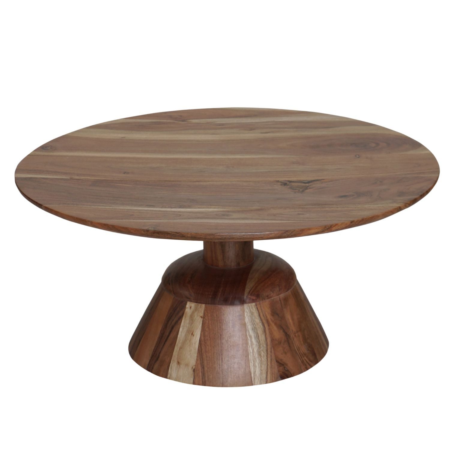 Marrakesch Orient & Mediterran Interior Couchtisch Mid-Century Couchtisch Adisa modern aus Mangoholz Möbel massiv 76 cm (1-St), Handarbeit