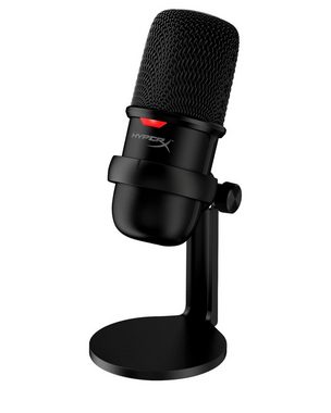 HyperX Streaming-Mikrofon SoloCast, stummschalten durch Antippen, Gewinde für Galgenarm / Mikrofonständer