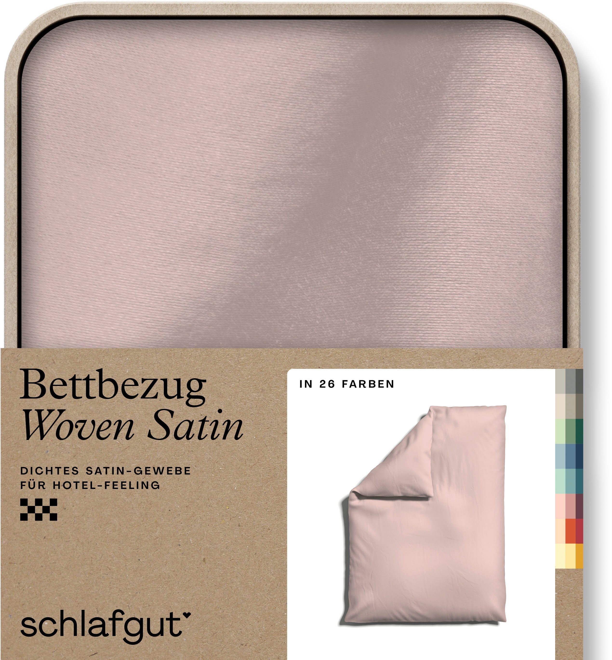 Schlafgut Bettbezug Woven Satin, (1 St), günstig online kaufen