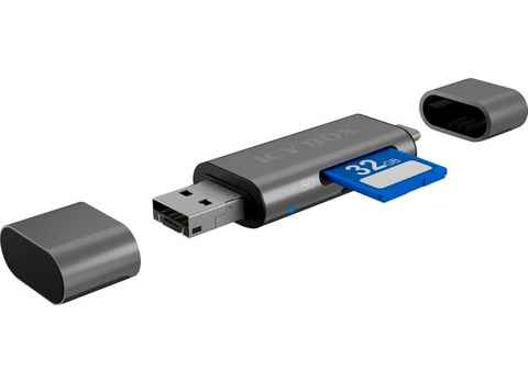 ICY BOX ICY BOX SD/MicroSD USB 3.0 Card Reader mit Type-C®/-A/microB und OTG Computer-Adapter