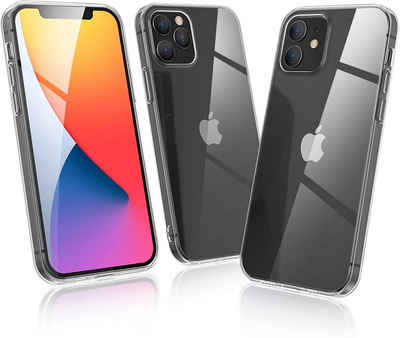 Wisam Smartphone-Hülle Wisam® Apple iPhone 12 / 12 Pro (6.1) Silikon Case Schutzhülle Hülle