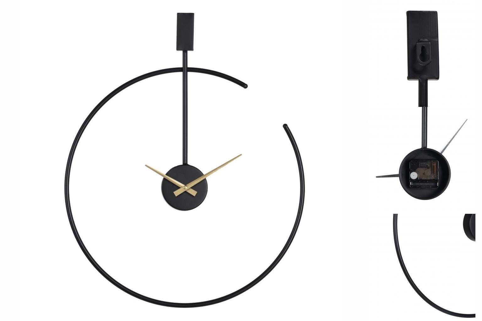 Bigbuy Uhr Wanduhr 50 x 5 x 60 cm Schwarz Metall