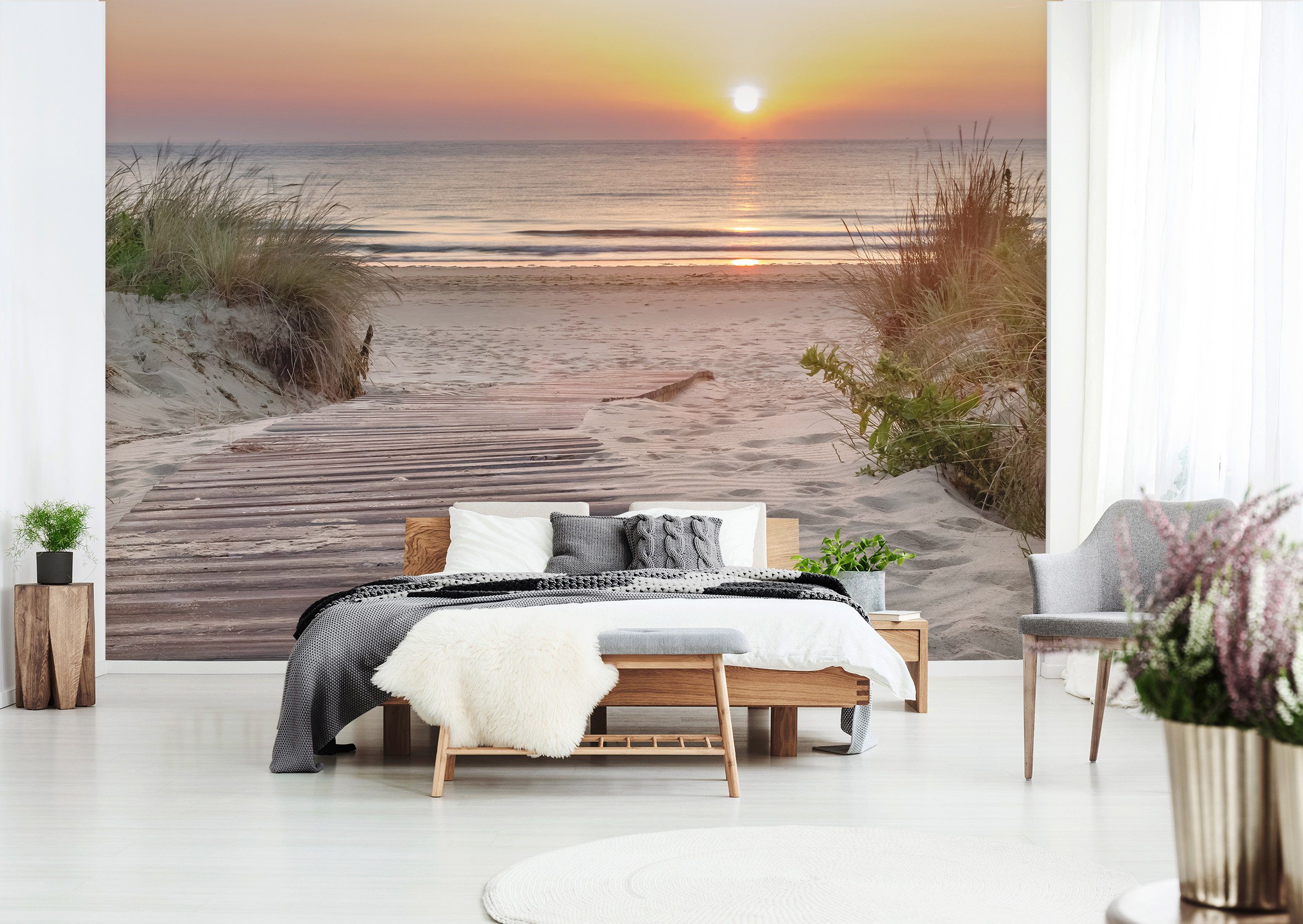 Wallarena Fototapete Strand Meer Natur Landschaft günstig online kaufen