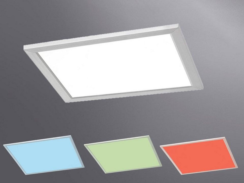 TRIO Leuchten LED Deckenleuchte Griffin, Dimmfunktion, Farbwechsel,  Memoryfunktion, Smart Home, LED fest integriert, Farbwechsler, LED  Deckenlampe, Inklusive einer fest verbauten SMD LED - 15 Watt - 1500 Lumen