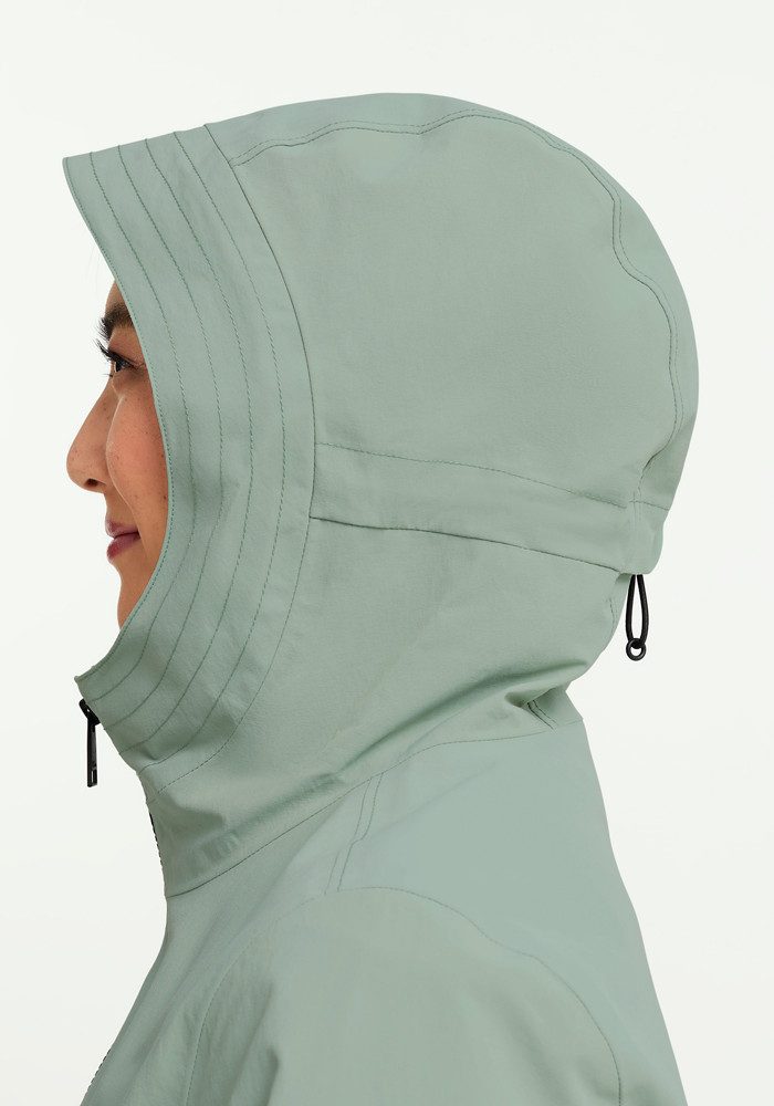 Jack Wolfskin Funktionsjacke NABUR 2L JKT W mit 2-Wege-Reißverschluss, wasserdicht, atmungsaktiv – Bild 4 von 5