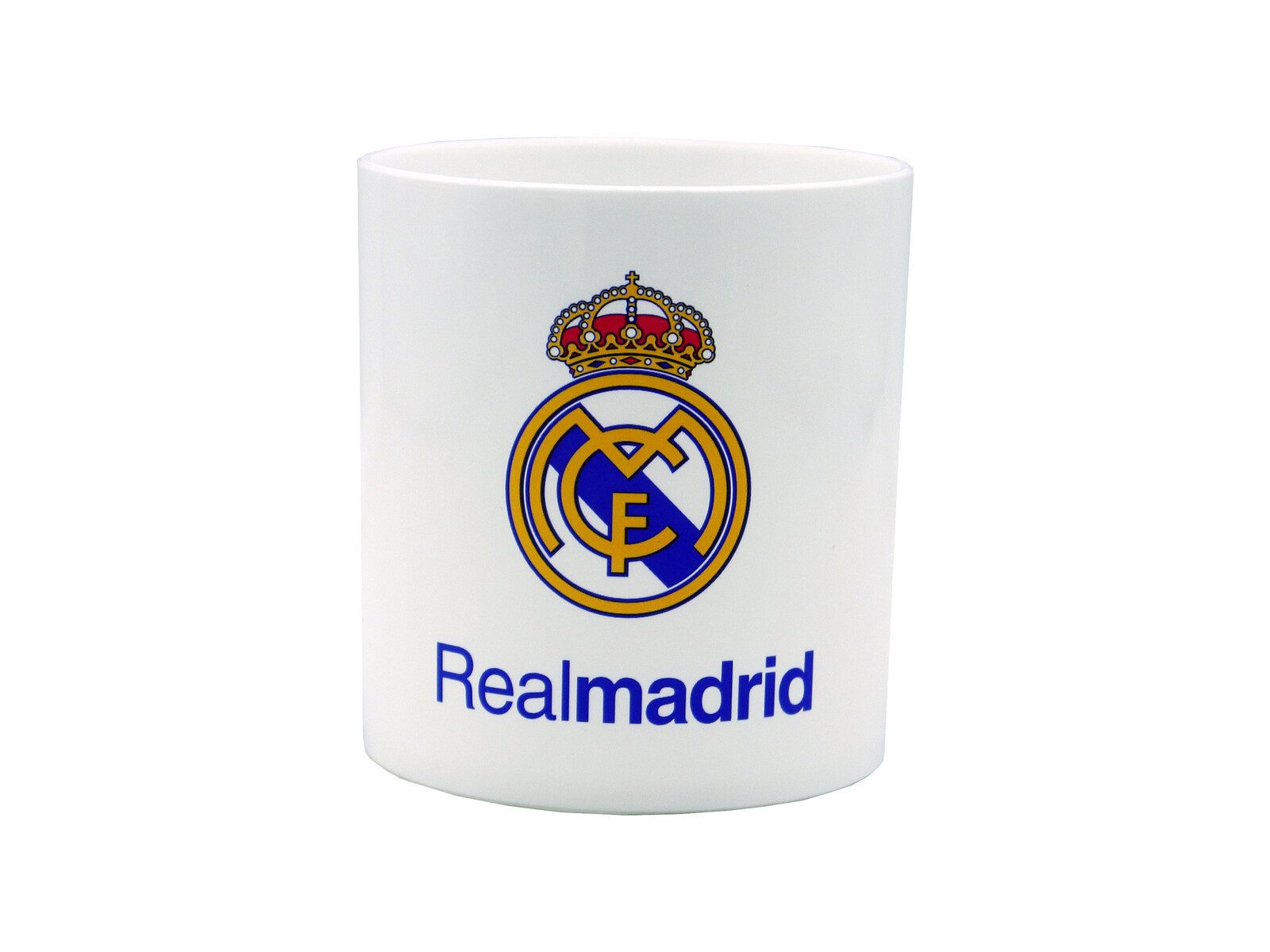 Real Madrid Becher - Mikrowellentasse 340 ml Becher aus Polypropylen 9,5 × 10 × 8 cm, 1-tlg., Kunststoff