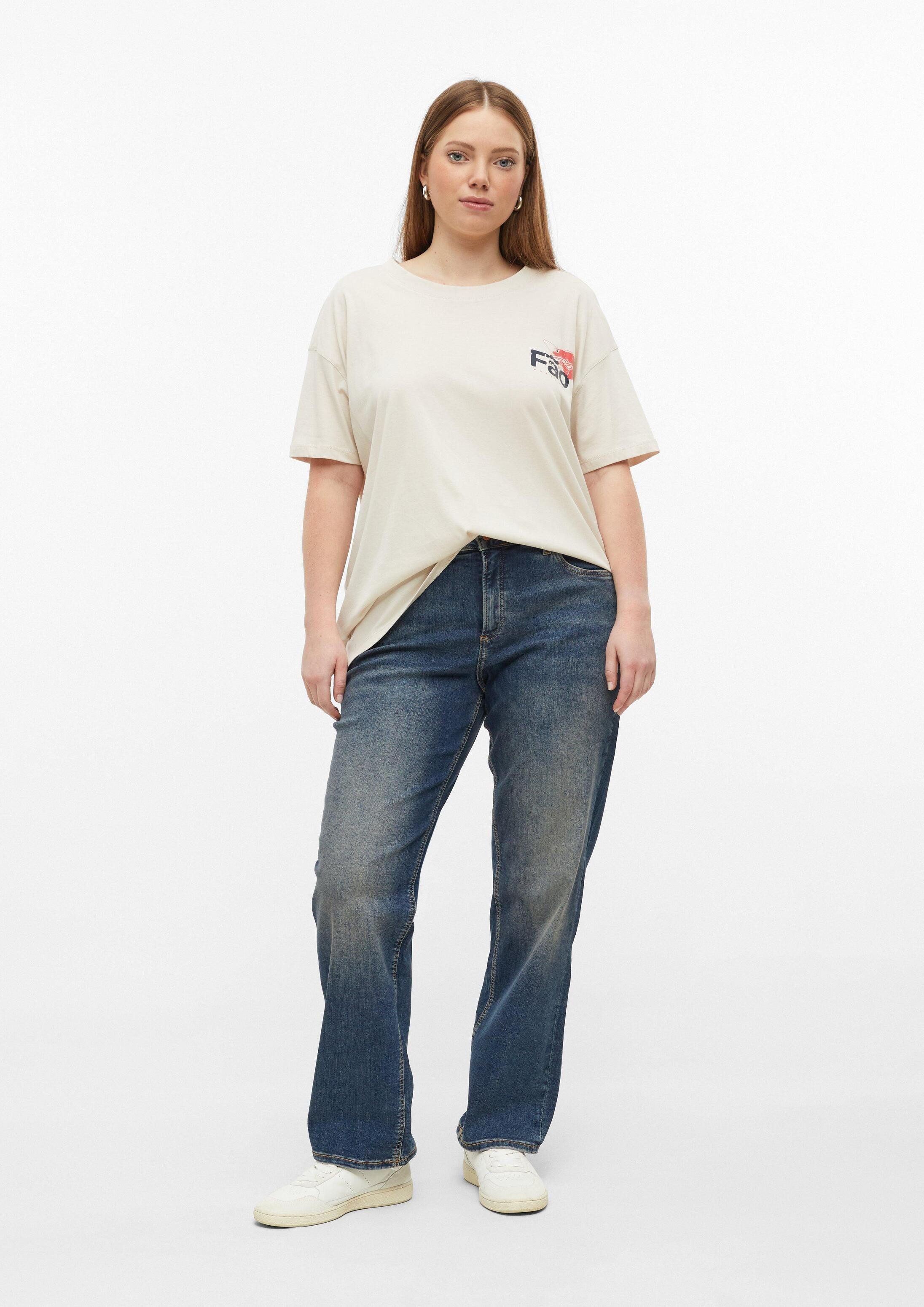 QS Regular-fit-Jeans Jeans-Hose Jeans Straight / Mid Rise / Straight Leg