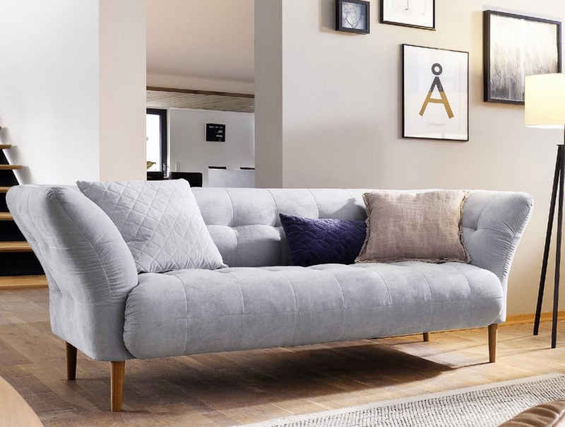 Kasper-Wohndesign Sofa »NALA«, Stoff light blue versch. Größen