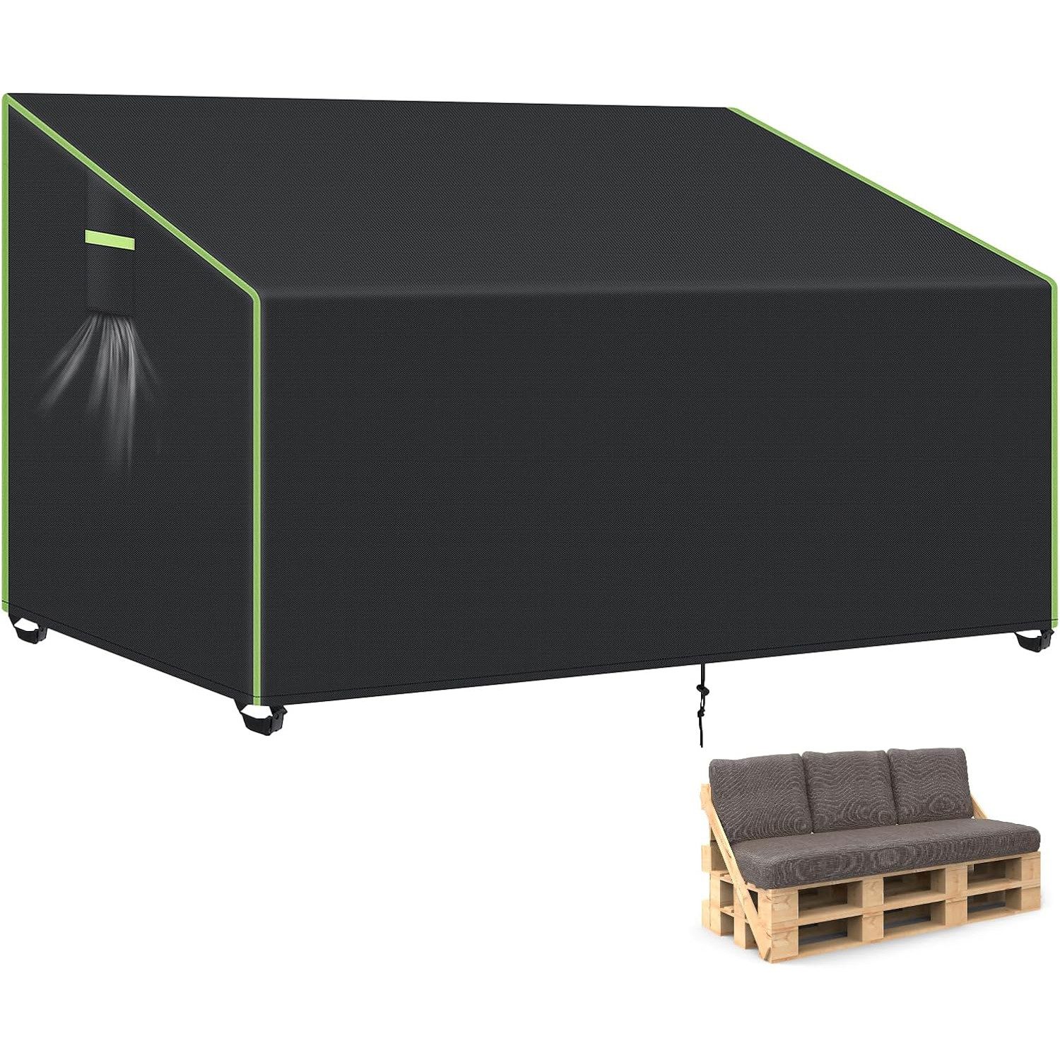 Kaket Gartenmöbel-Schutzhülle Große Abdeckung für Outdoor Gartensofa Palett günstig online kaufen