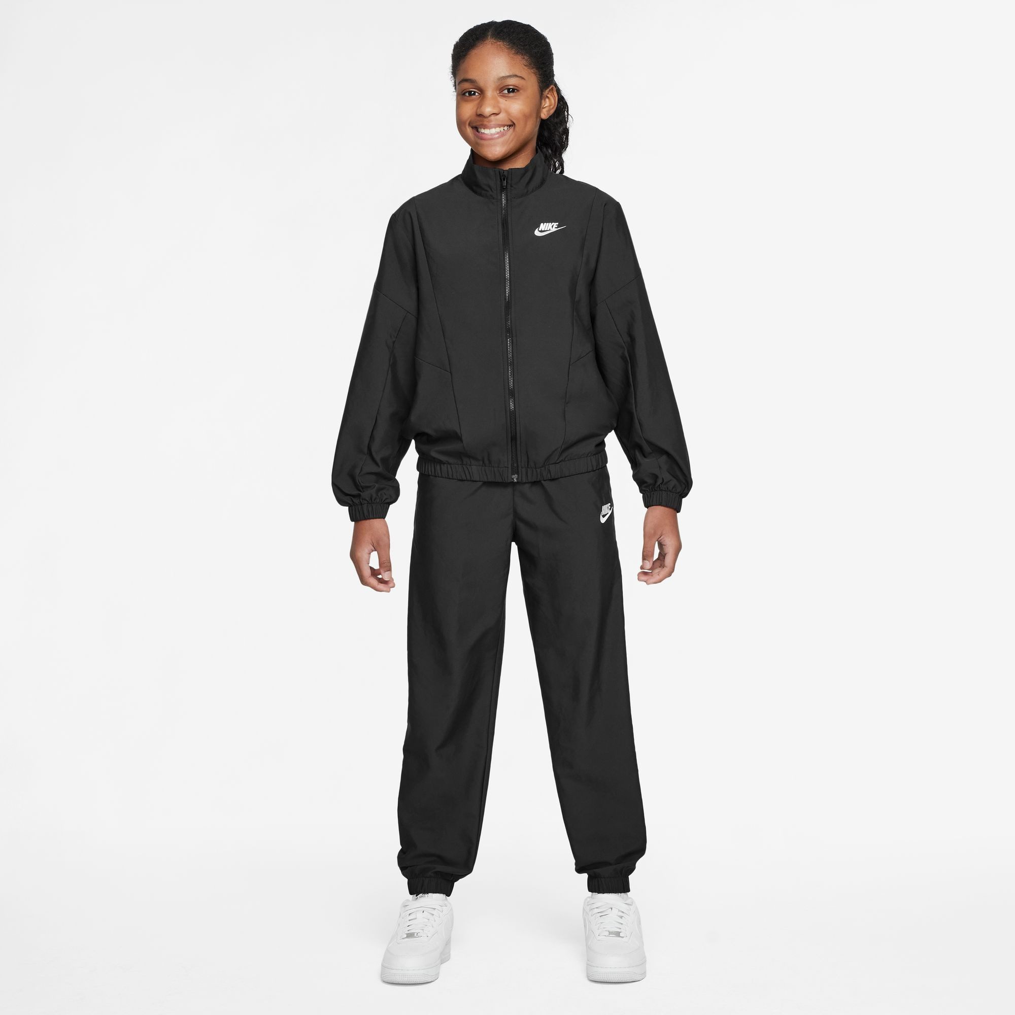 Nike Sportswear Trainingsanzug K NSW TRACKSUIT WVN FZ, Für Kinder und Jugendliche