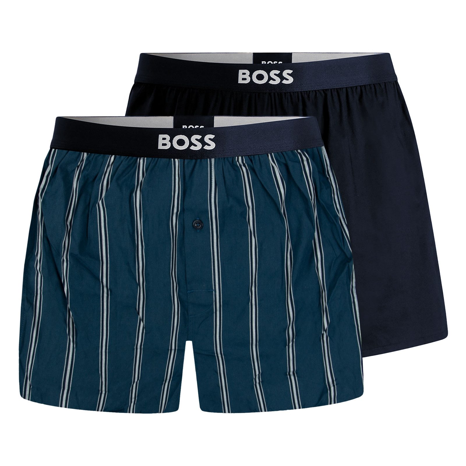 BOSS Boxershorts Boxer Shorts EW (2-St) mit Webgummibund günstig online kaufen