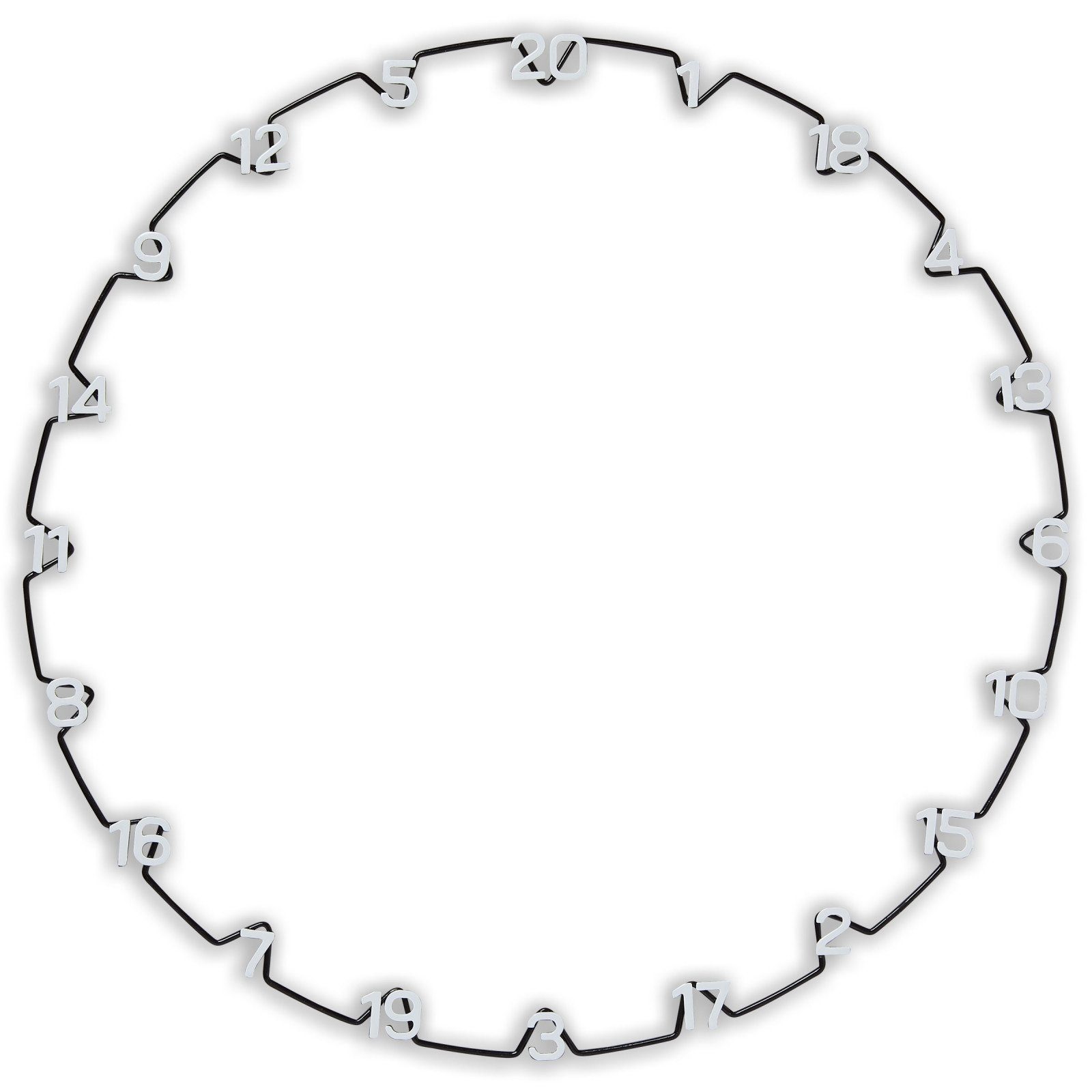 Dartscheibe Horizontal Number Ring