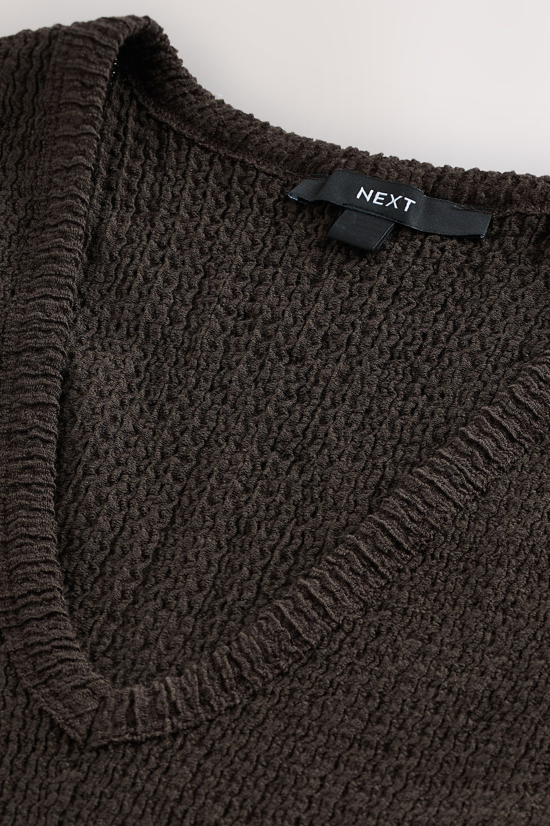 Next Trägertop Strukturiertes Tanktop mit V-Ausschnitt günstig online kaufen