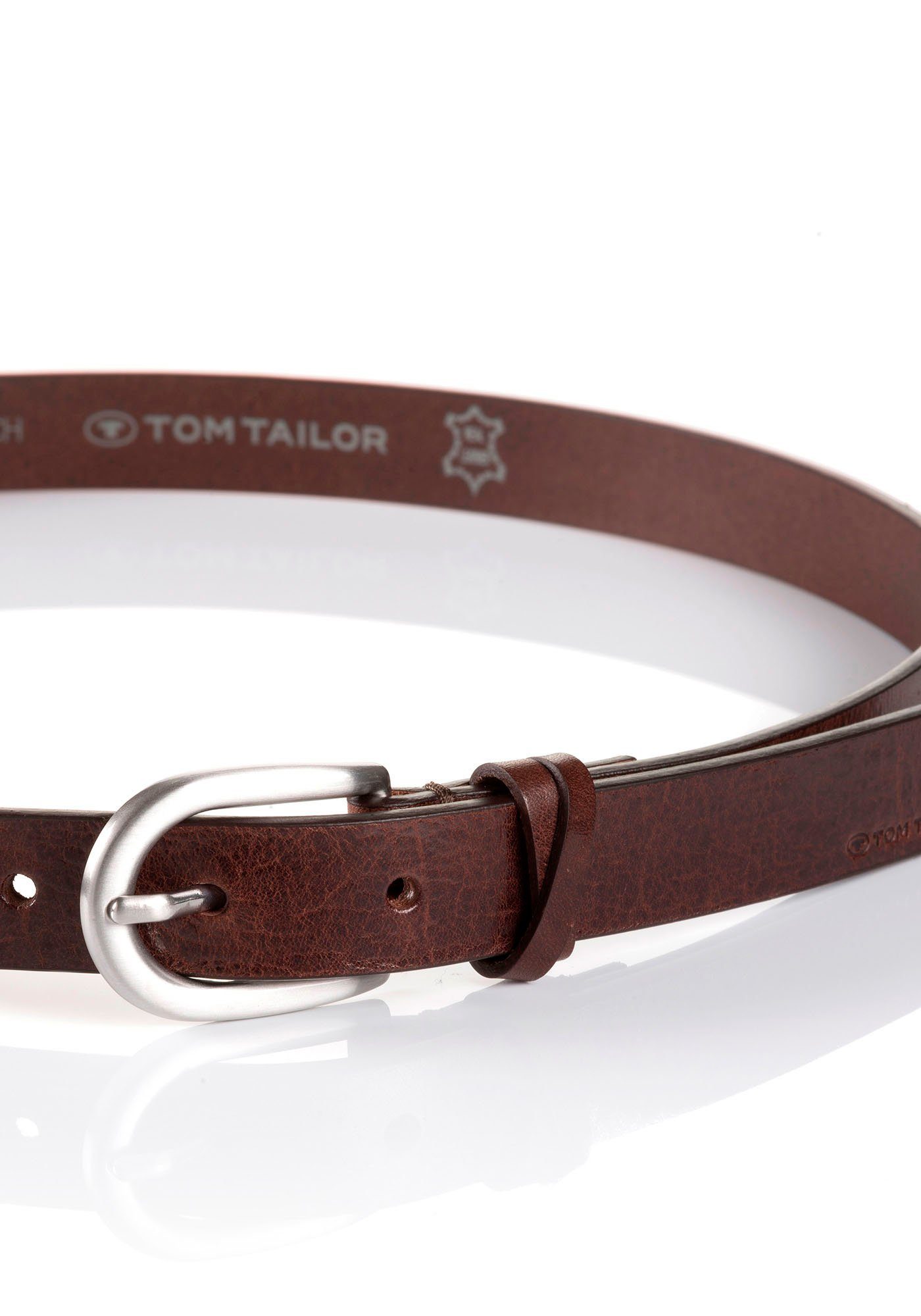 TOM TAILOR Ledergürtel TTNELLY 2 cm günstig online kaufen