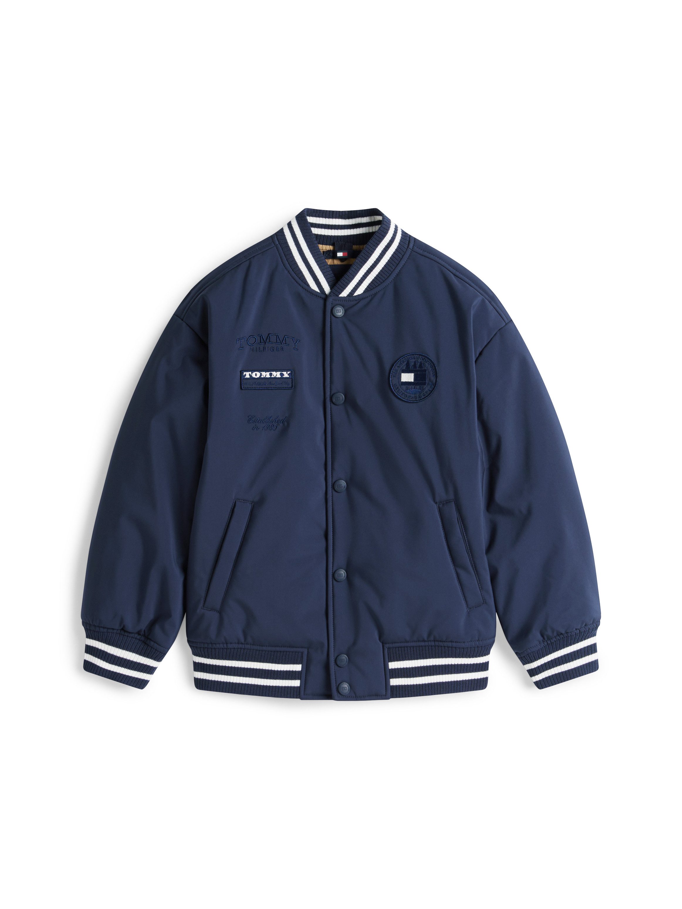 Tommy Hilfiger Bomberjacke PADDED GRAPHIC BOMBER Regular fit, für Kinder bis 16 Jahre, Druck – Bild 4 von 5
