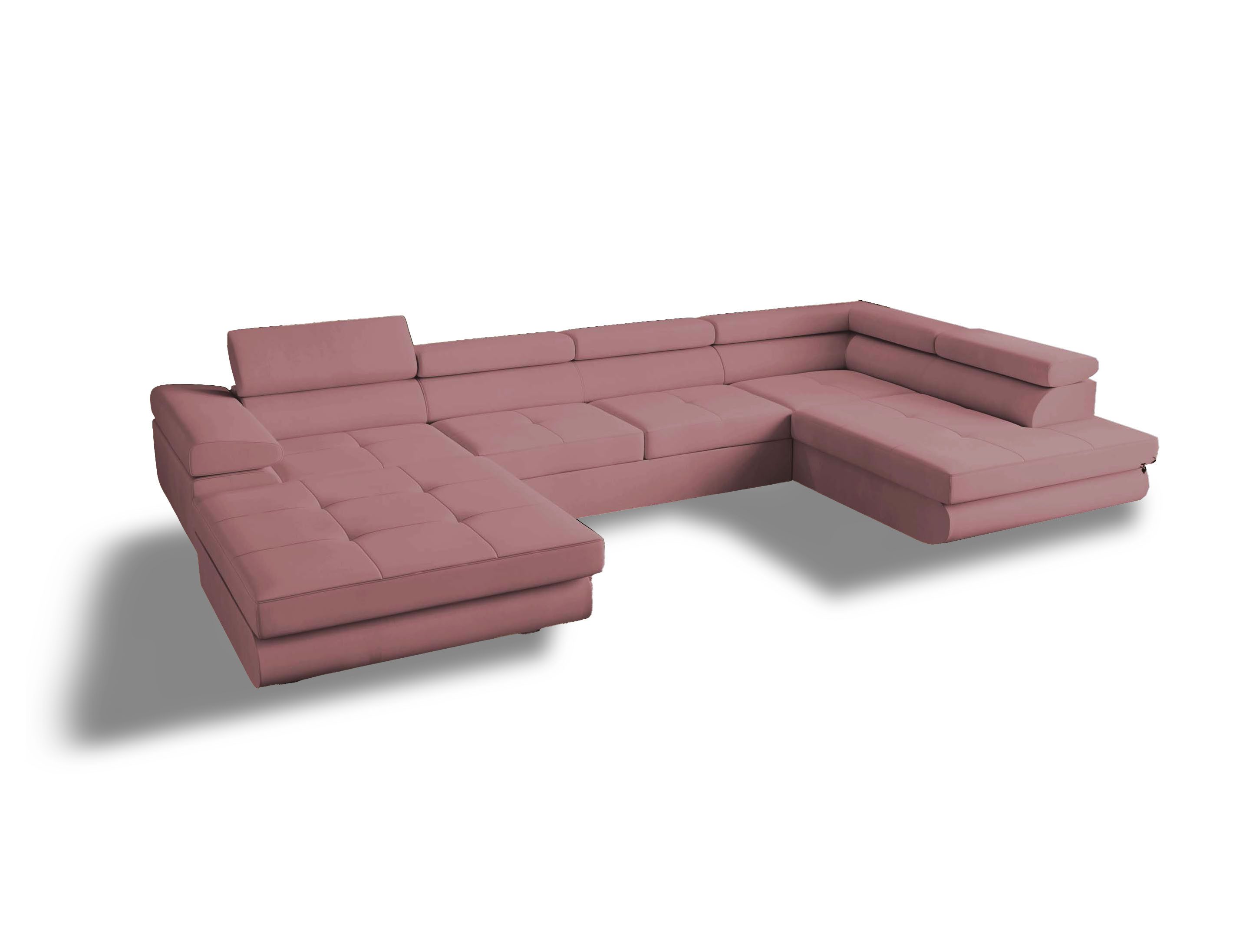 Goldstoff Wohnlandschaft mit Schlaffunktion, Couch für günstig online kaufen