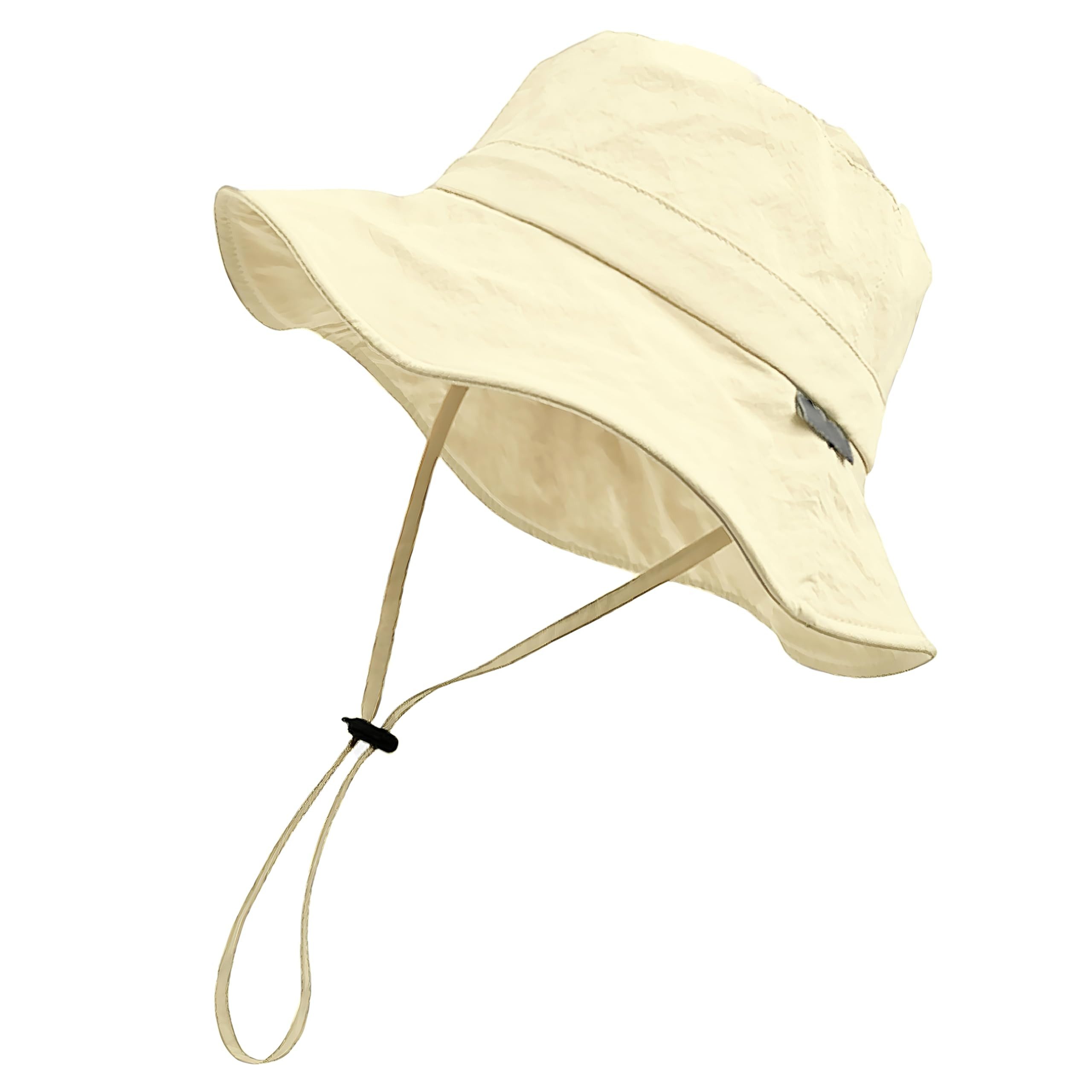 Zaewry Sonnenhut Fischerhut Wasserdicht mit Kinnriemen Sommerhut Eimerhut Anglerhut Für Männer und Frauen Outdoor