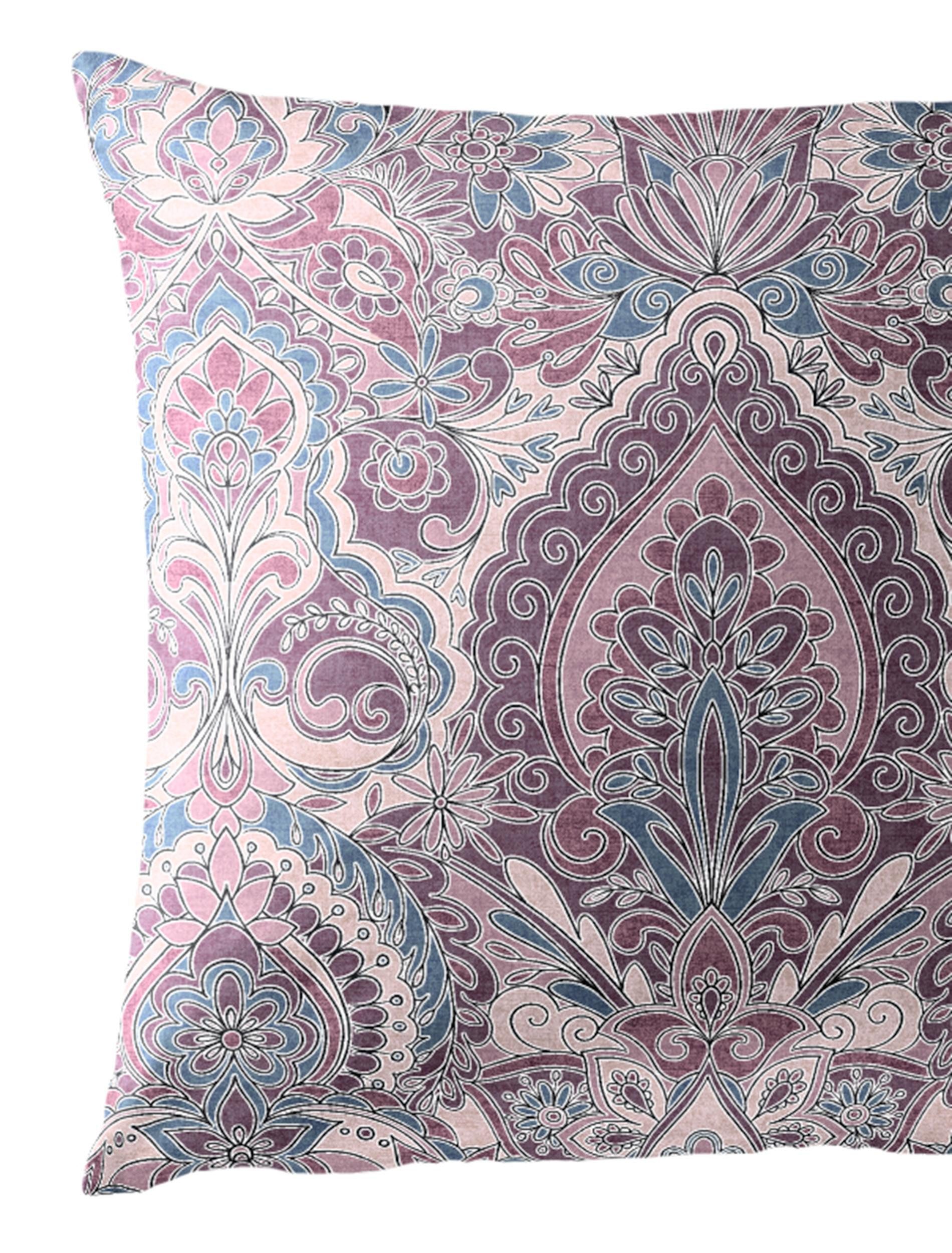 BIERBAUM Bettwäsche BIERBAUM Bettwäsche Biber viola 135x200cm, mit 1 Kissen Bettbezug