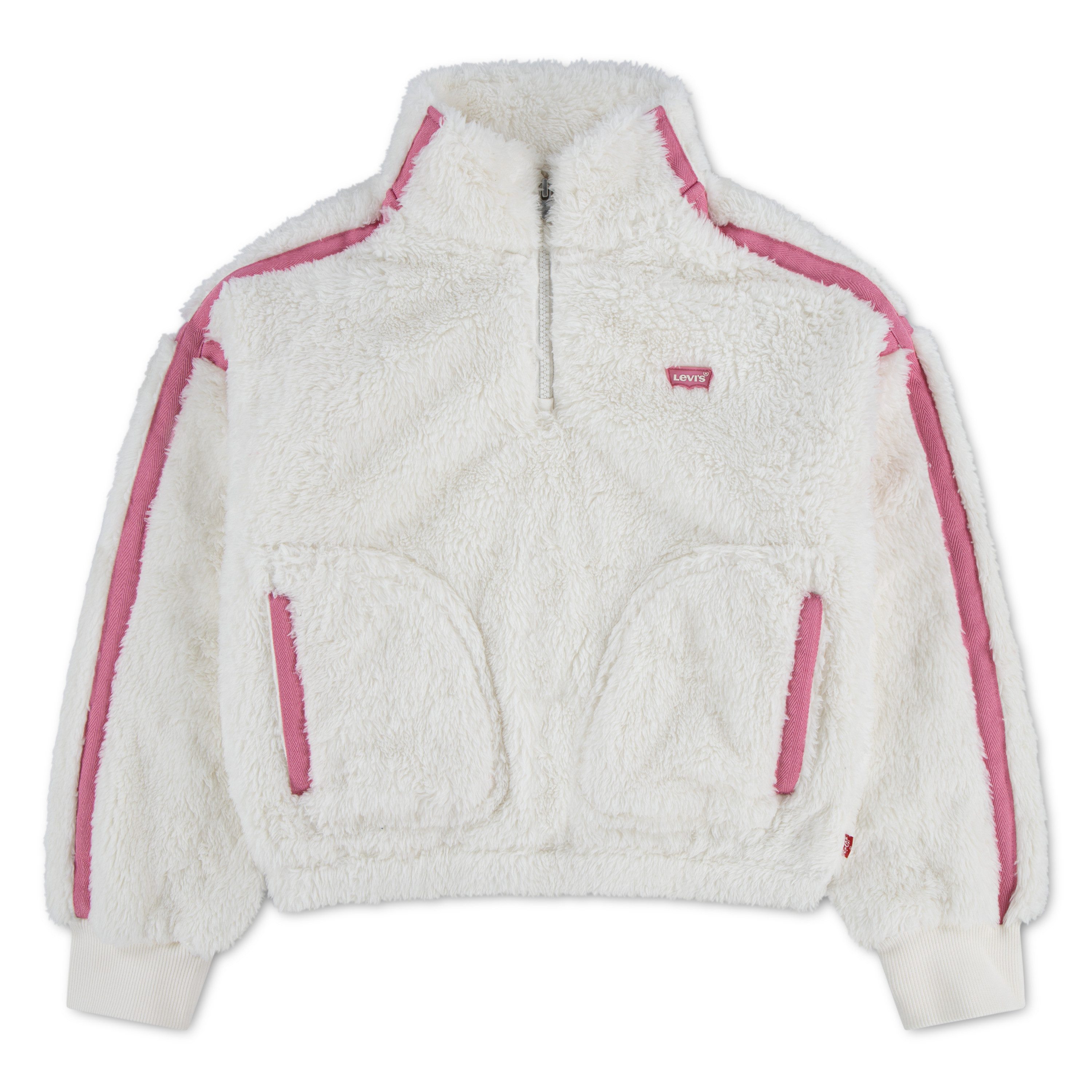 Levi's® Kids Sweatshirt LVG SHERPA HALF ZIP aus Teddyplüsch - for Girls
