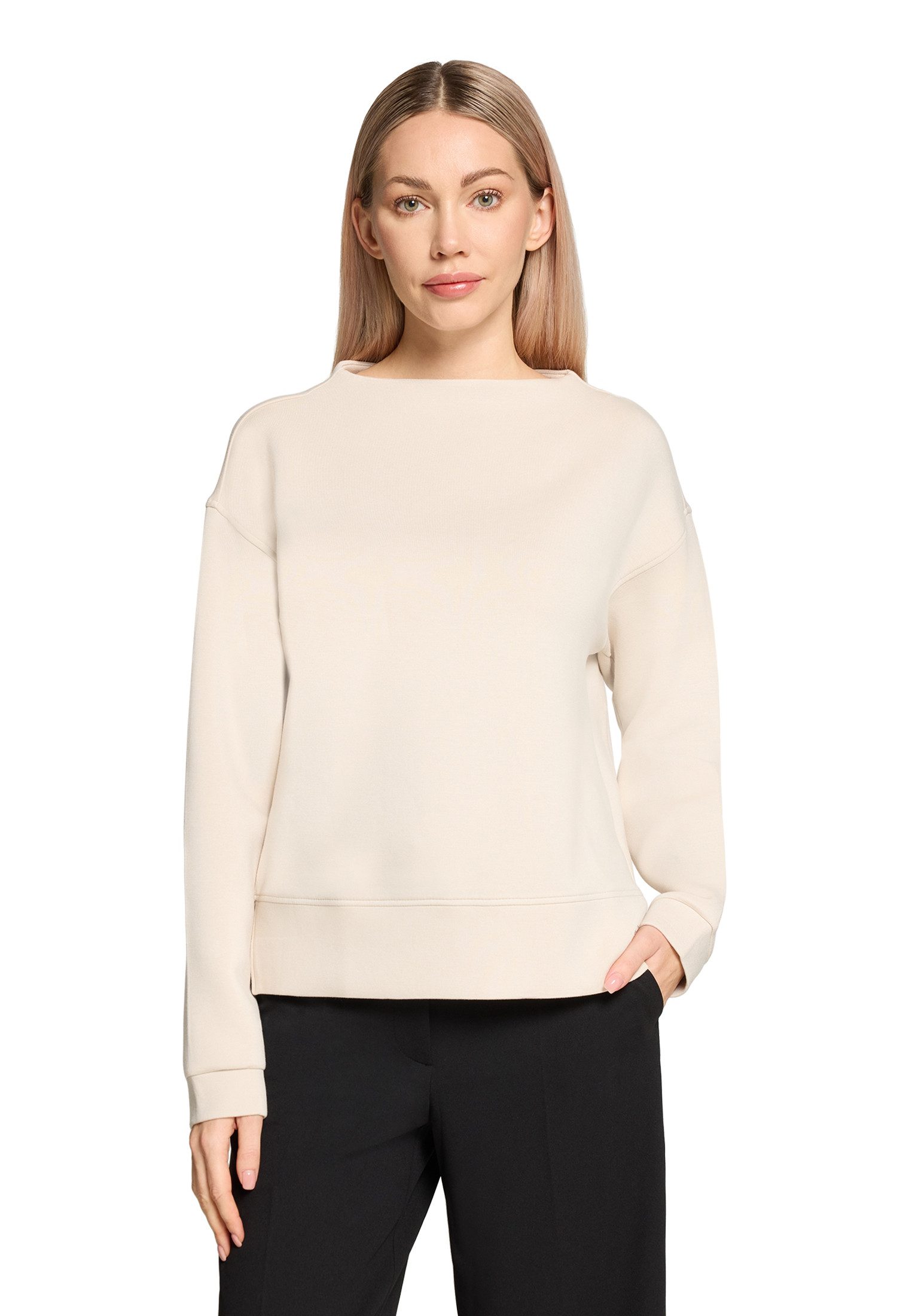 Sweatshirt Damen mit Stehkragen