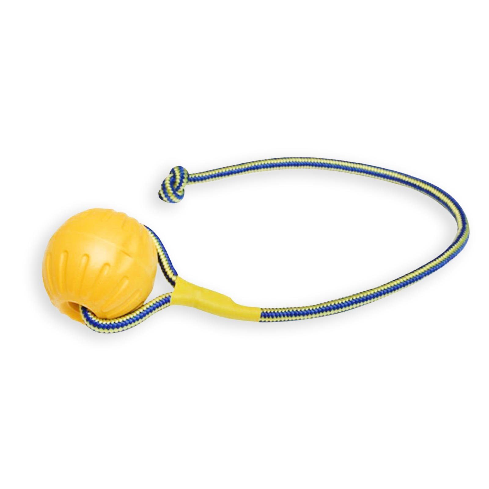 Monkimau Outdoor-Spielzeug Hundespielzeug unzerstörbar - Hunde Spielzeug Ball und Seil unkaputtba, EVA, Packung