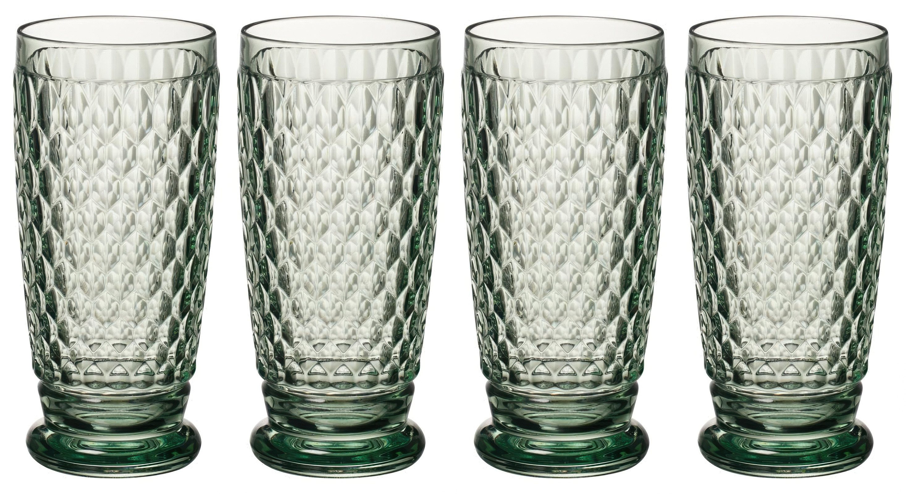 Villeroy & Boch Cocktailglas Boston Coloured, Kristallglas, Spülmaschinengeeignet, Grün, Boston, H: 16.2cm